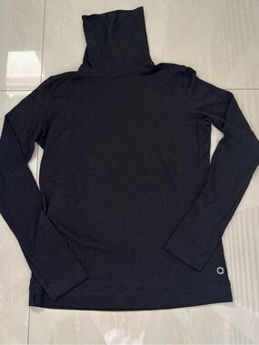 Loro Piana Black Cashmere-Silk Knit Top